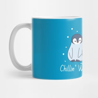 Penguins and snowman Mug